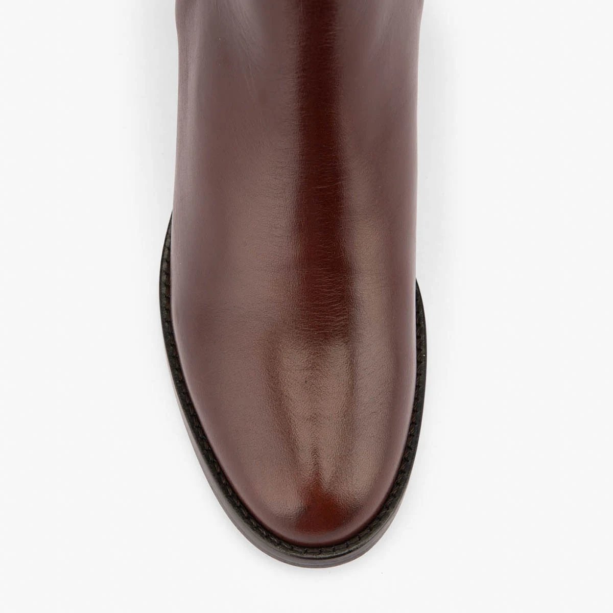 Bottine Cuir Glacé ESME marron whisky, MAISON TOUFET