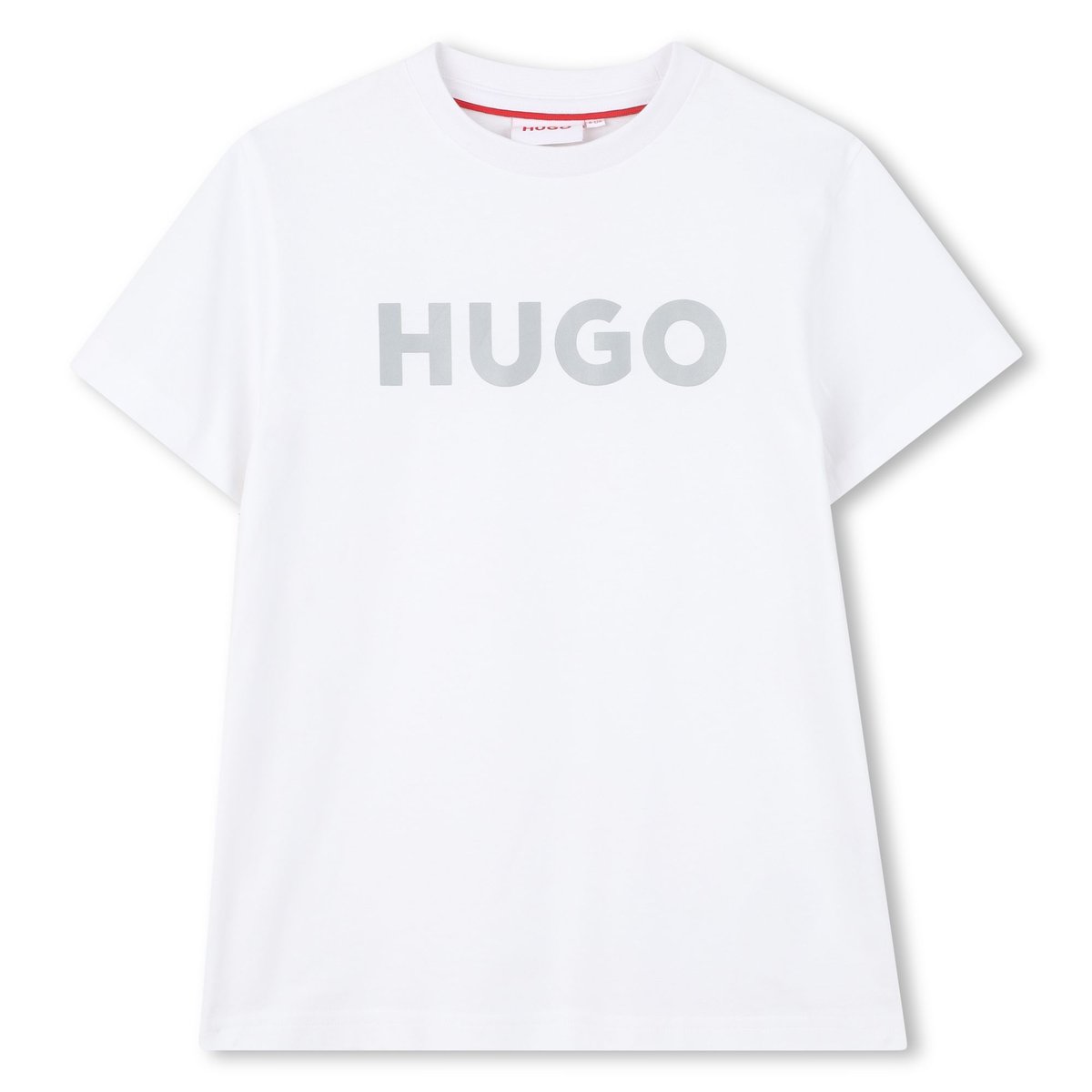 Tee-shirt manches courtes blanc, HUGO KIDSWEAR