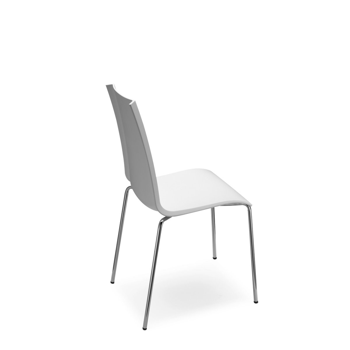 Chaise design empilable (lot de 2), MANNEQUIN blanc, SCAB DESIGN