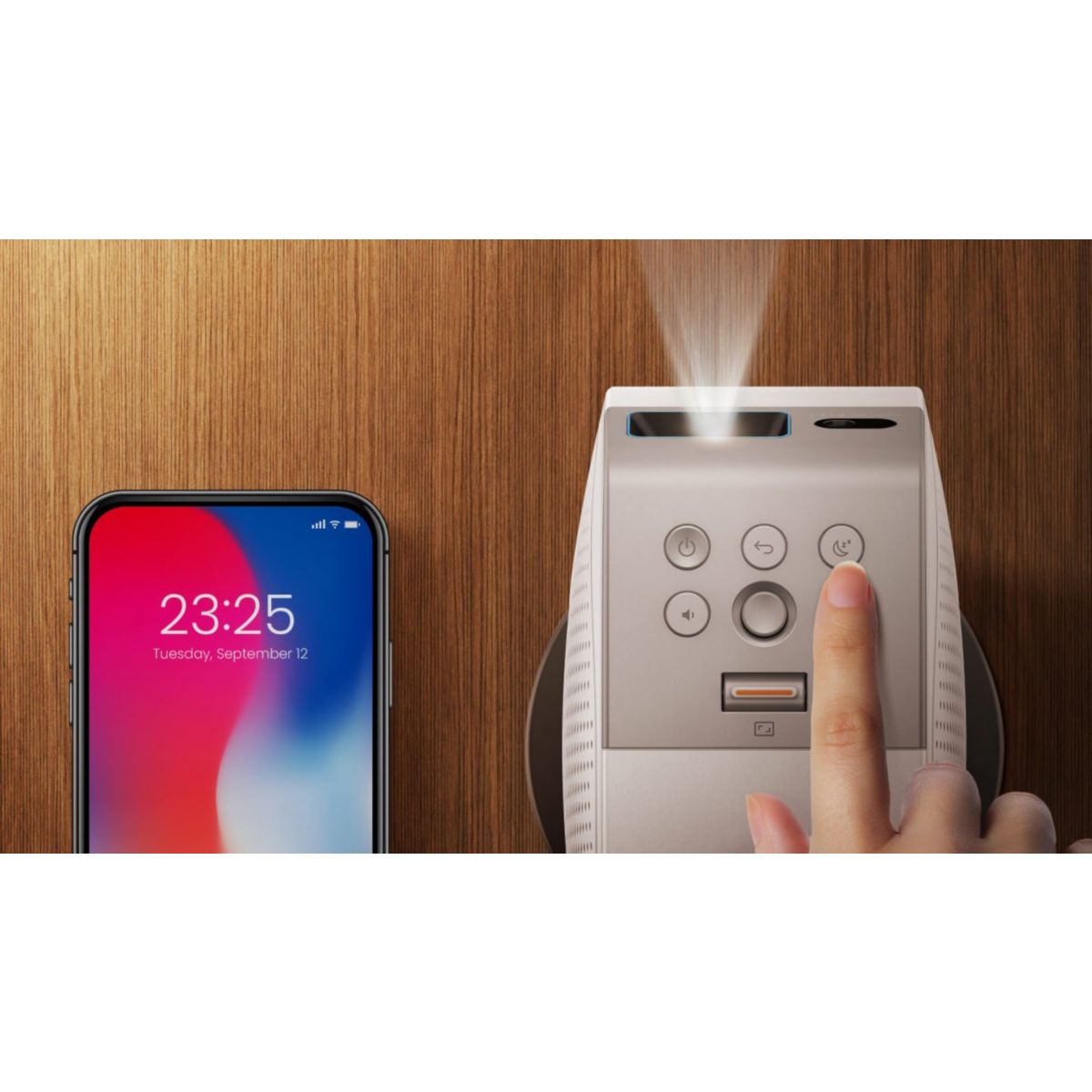Vidéoprojecteur portable GV50 LAZER blanc, BENQ