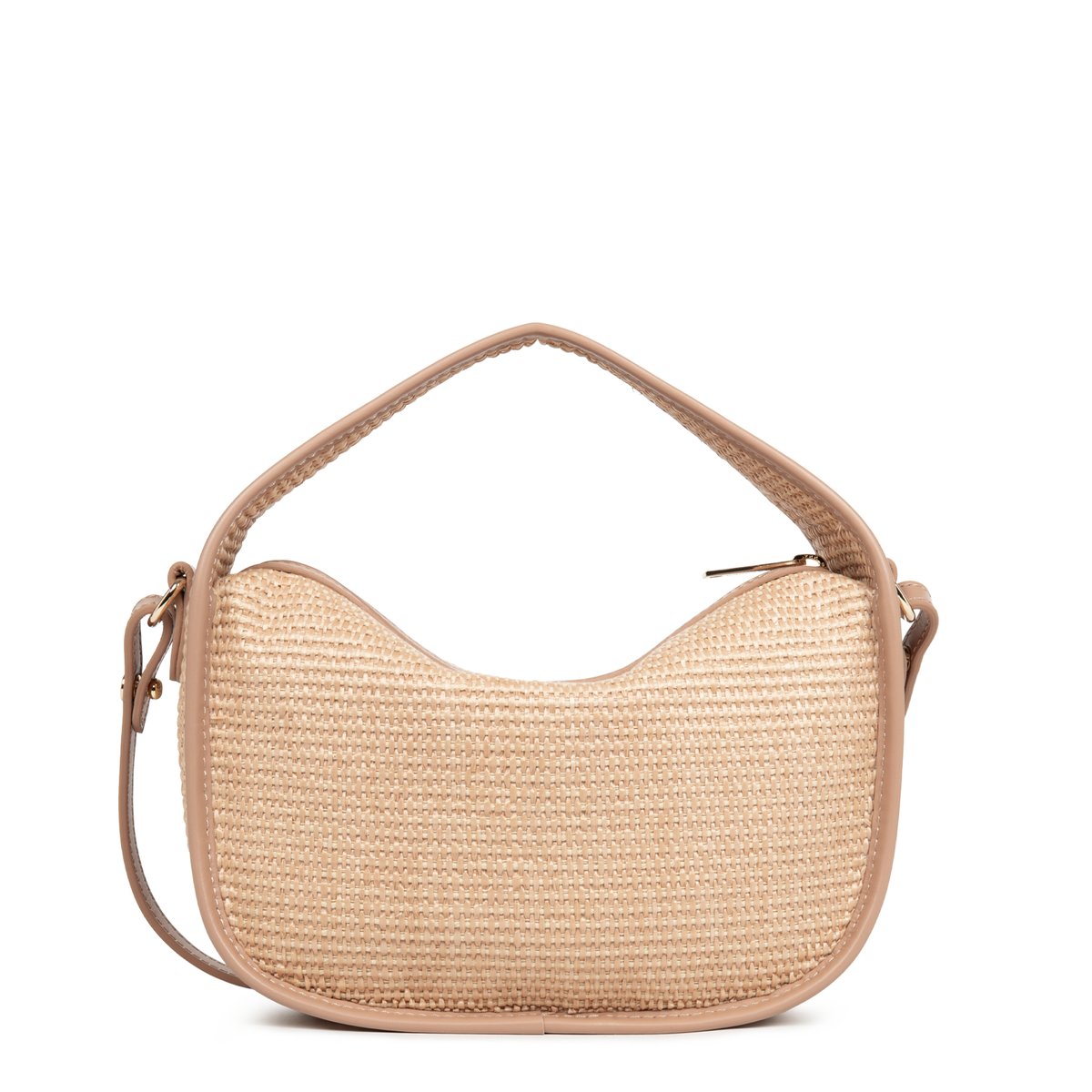 Petit sac besace MINI OSIER naturel, LANCASTER