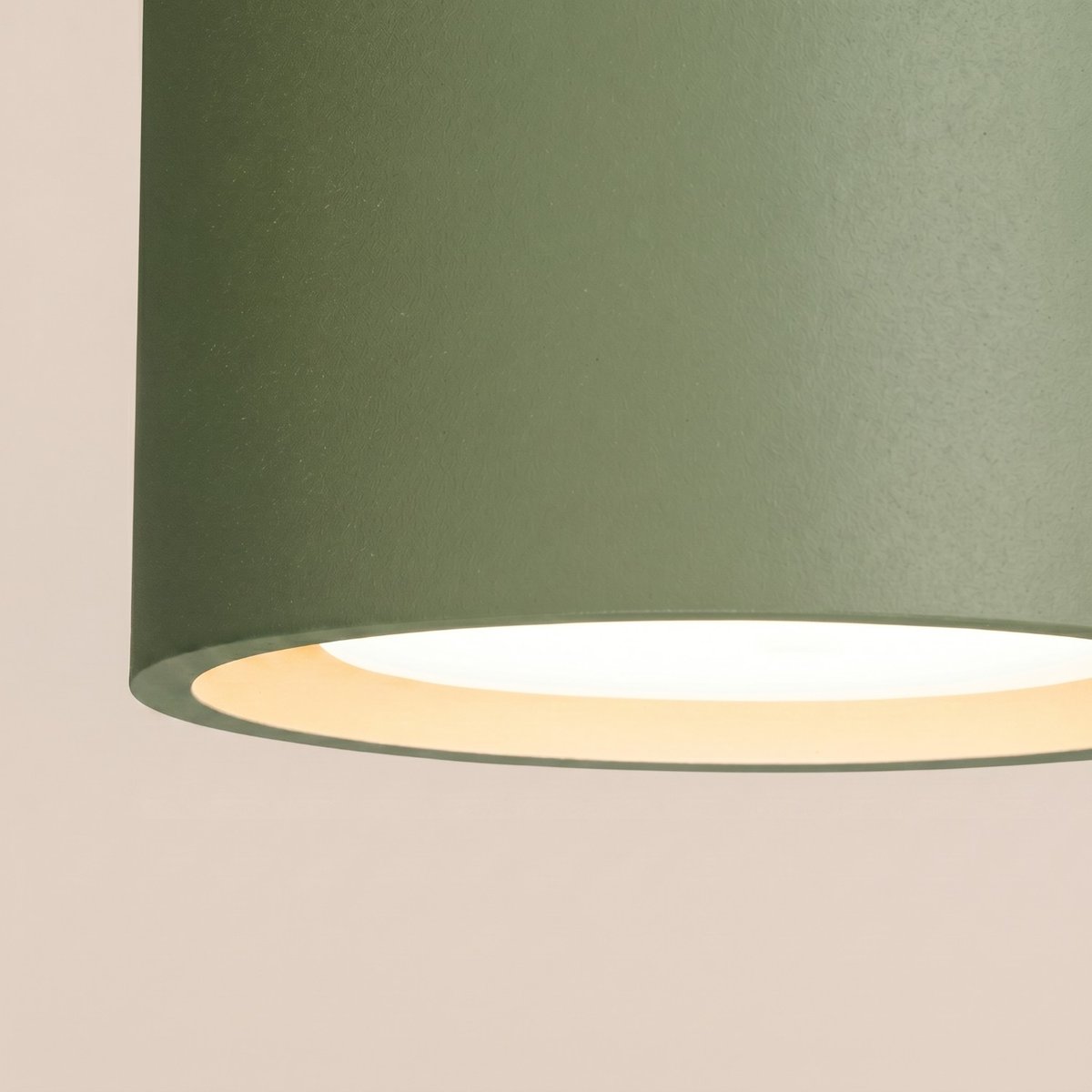 Plafonnier Aluminium Vert Olive Gx53 3 MODO vert olive, EDEN
