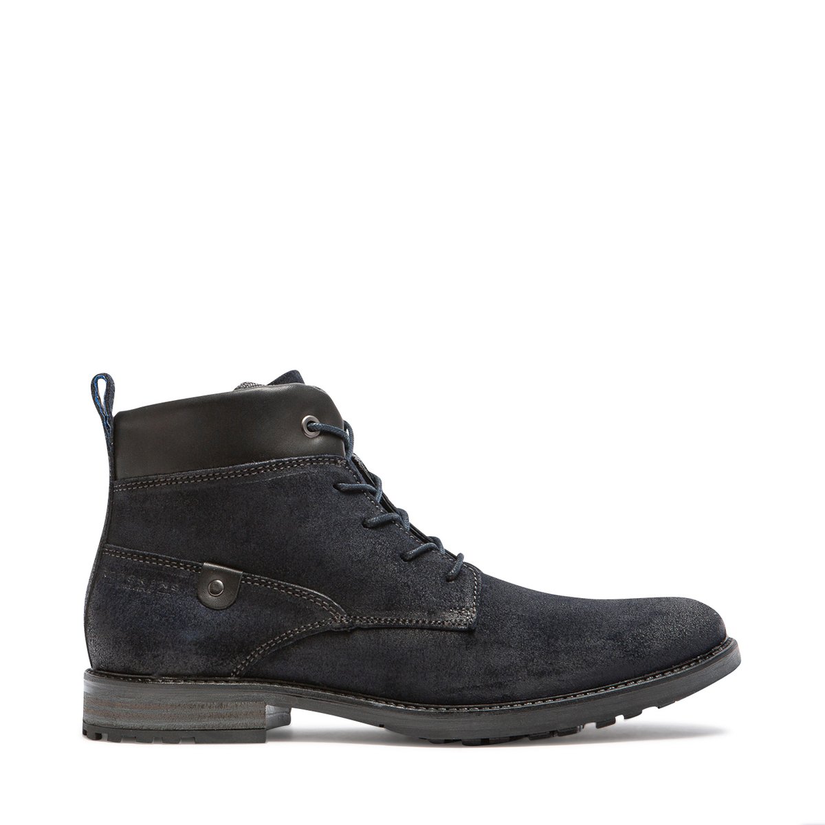 Boots croûte velours AUTOMAT marine+noir, REDSKINS