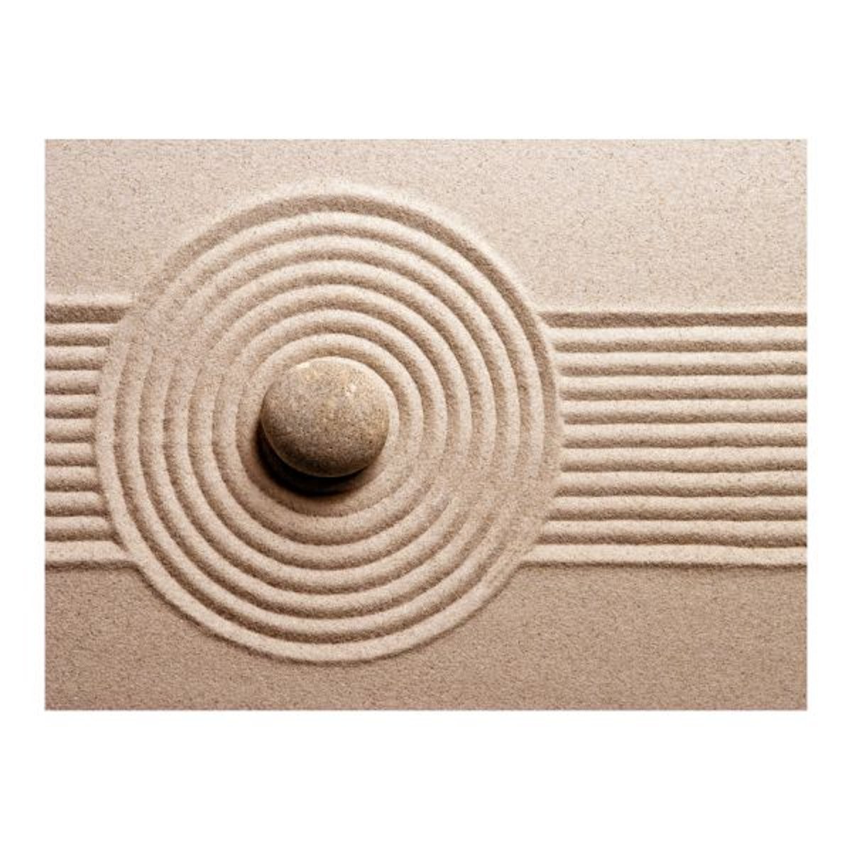 Papier peint intissé panoramique Orient relaxation - zen multicouleur, EDEN