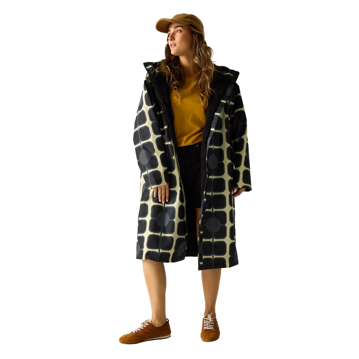 Peignoir à langer imperméable ORLA KIELY rouge coquelicot, REGATTA
