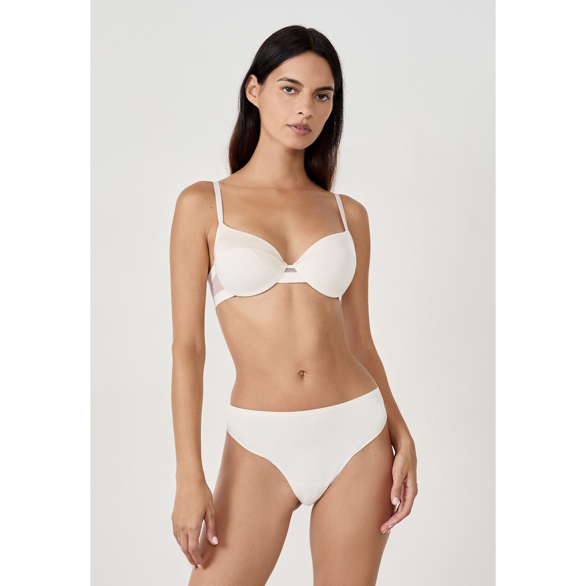 Soutien-gorge N.4 - Le coques fines en microfibre PURE ECLAT ecru, ETAM