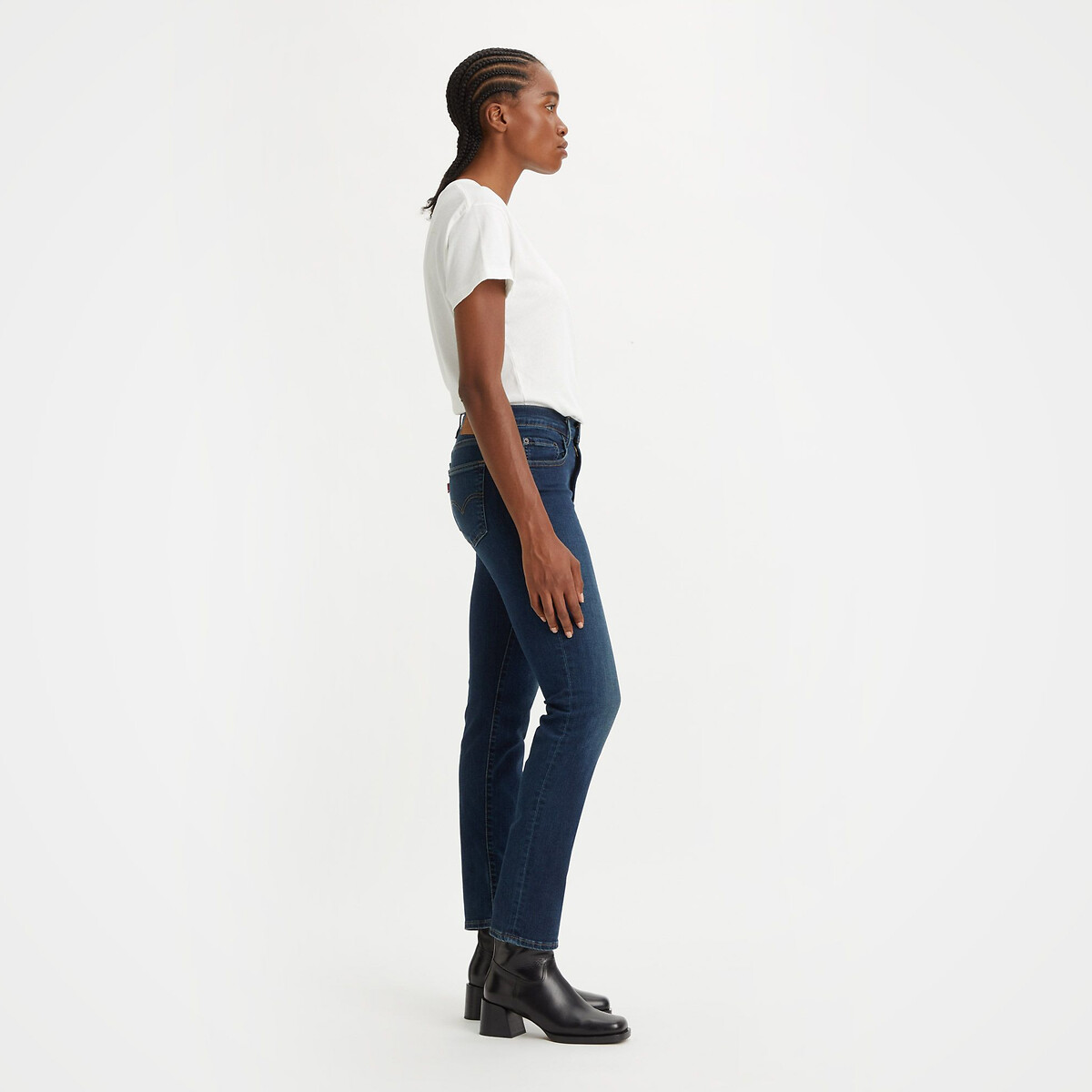 724 High Rise Straight Jeans blue swell, LEVI'S