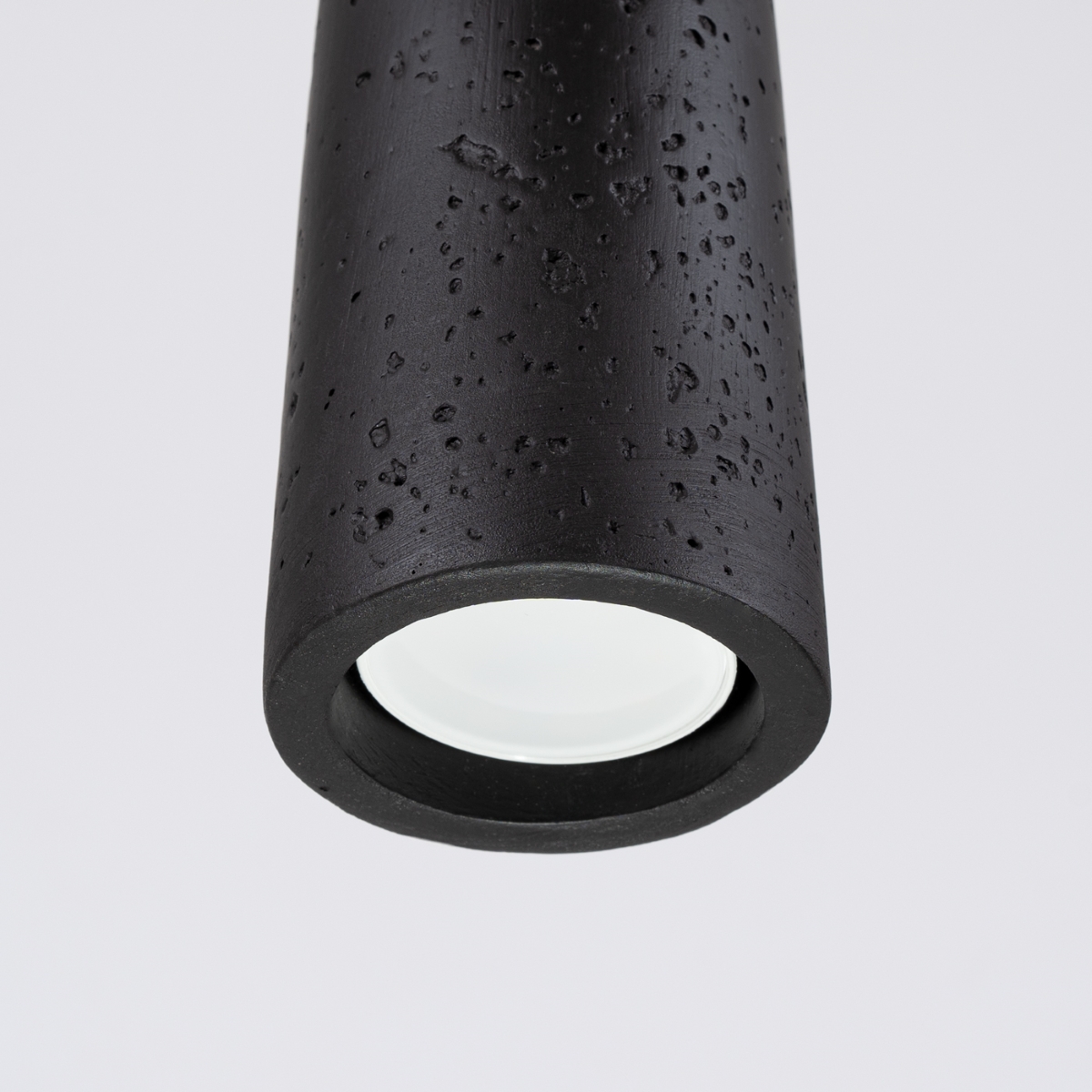 Suspension Béton Noir GU10 1 Electra noir, EDEN