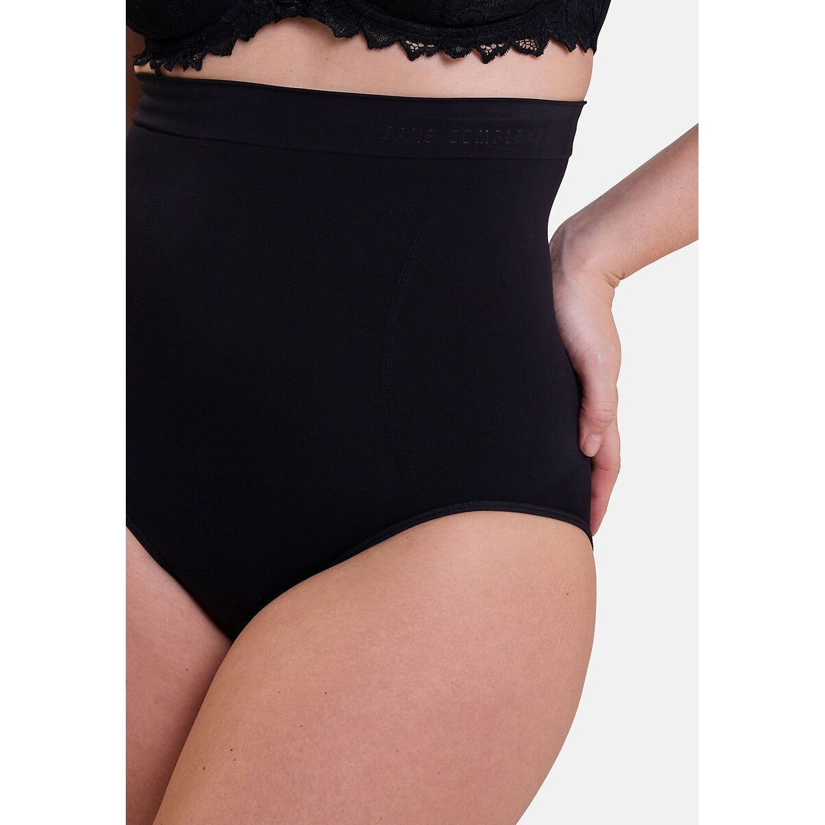 Culotte vita alta modellante Slimmer nero , SANS COMPLEXE