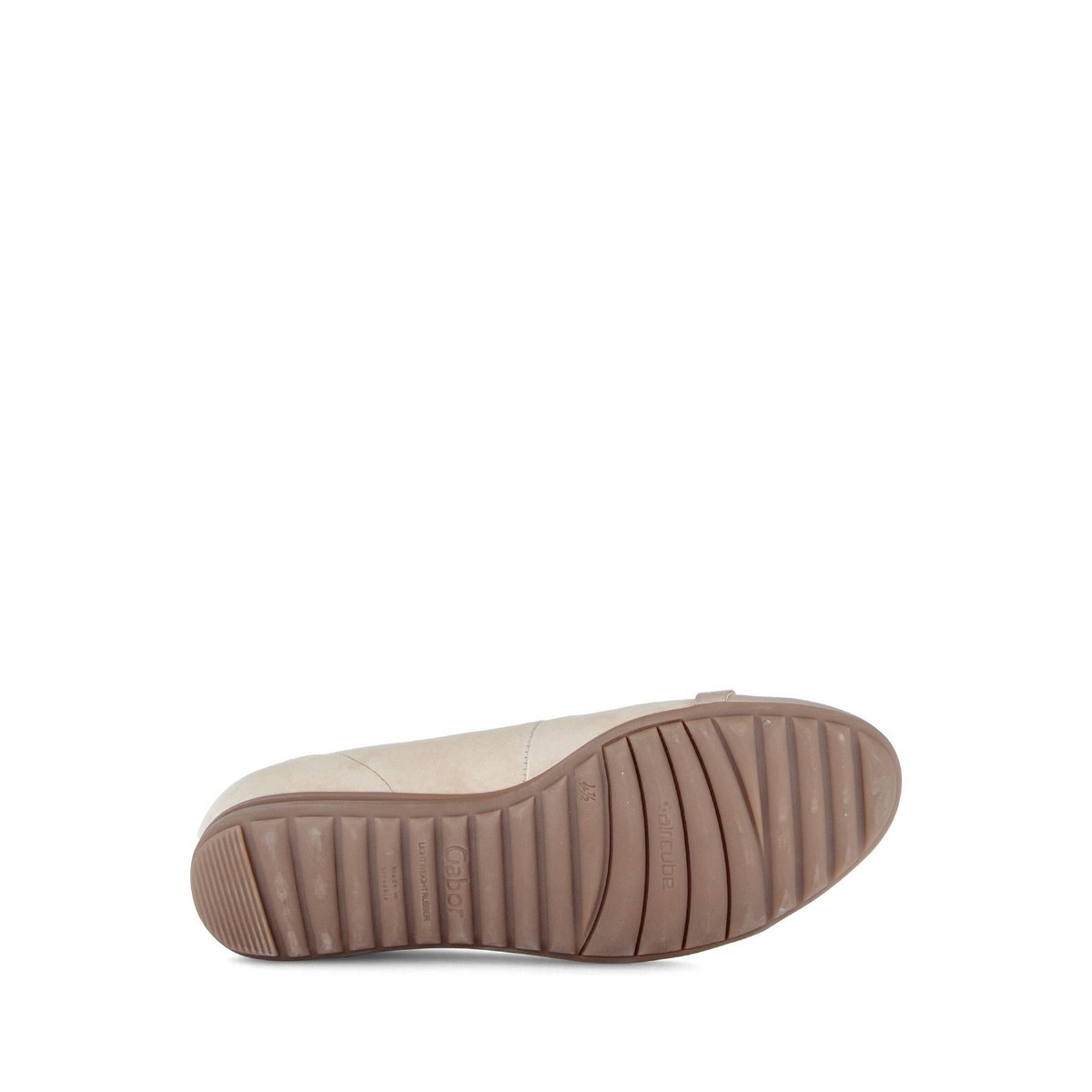 Ballerines en cuir à talon compensé beige, GABOR