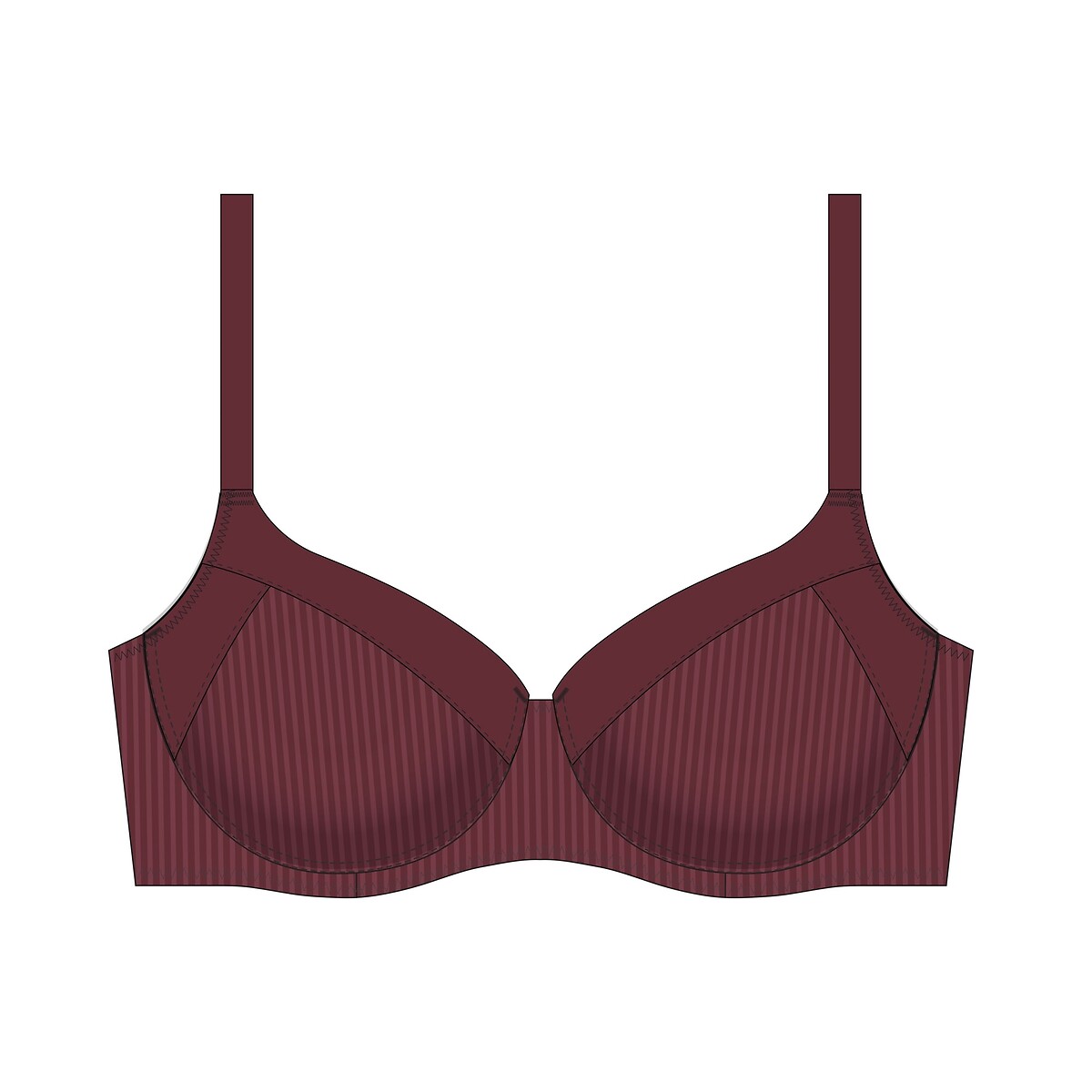 Carmen Bra burgundy, DORINA