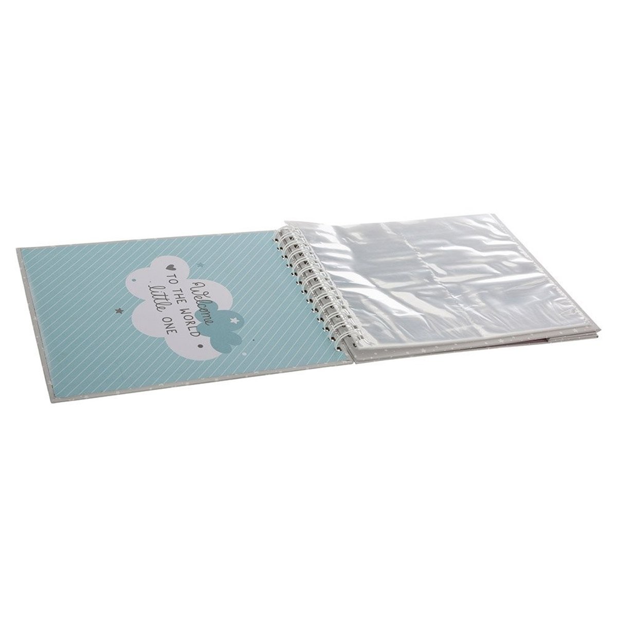 Coffret Naissance Welcome Rose bleu, ATMOSPHERA
