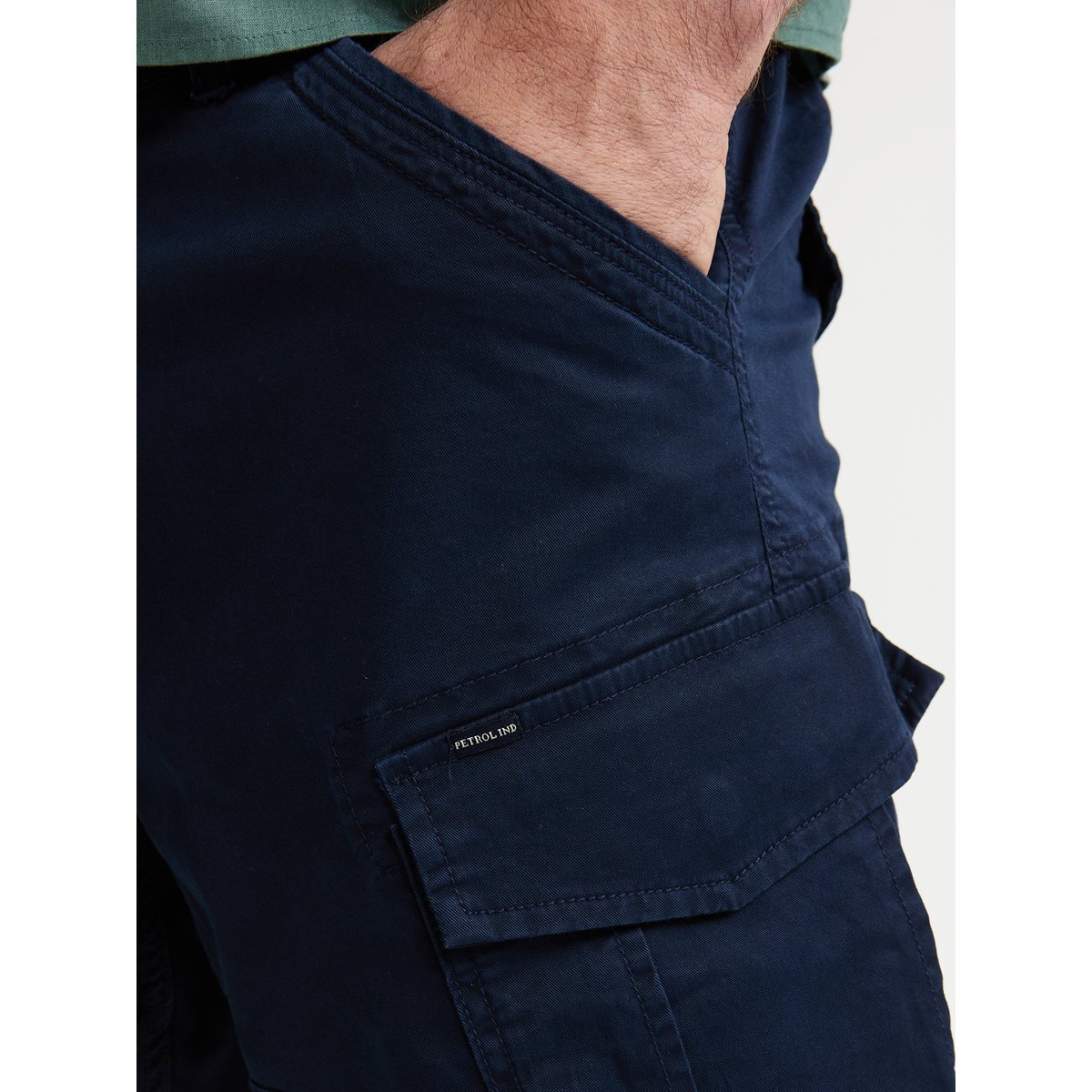Short cargo grande taille blaze bleu navy blue, PETROL INDUSTRIES