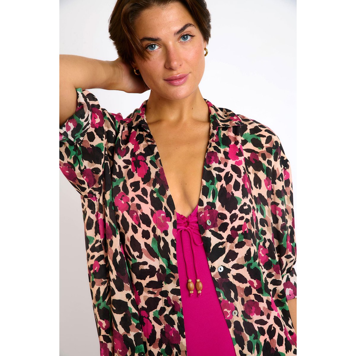 Chemise Sarah - BARBAVOIL beige, LIVIA