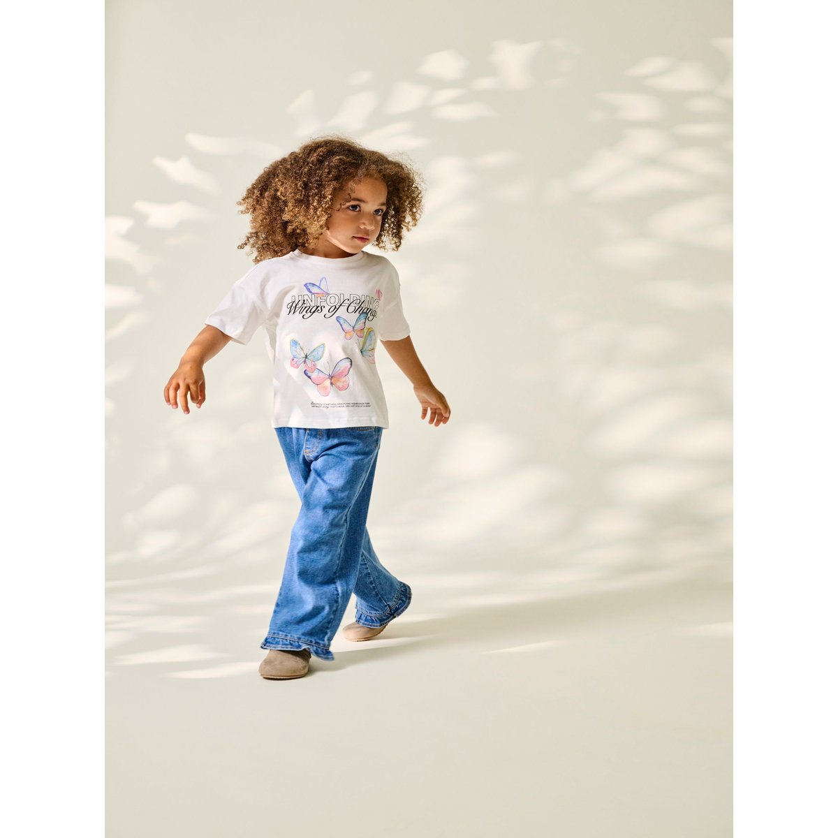 Jean À Jambe Large medium blue denim 1, KIDS ONLY
