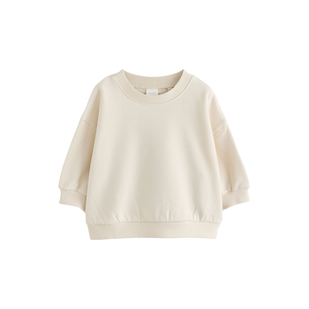 Sweat ras du cou, lot de 3 lilas/brun/crème, NEXT