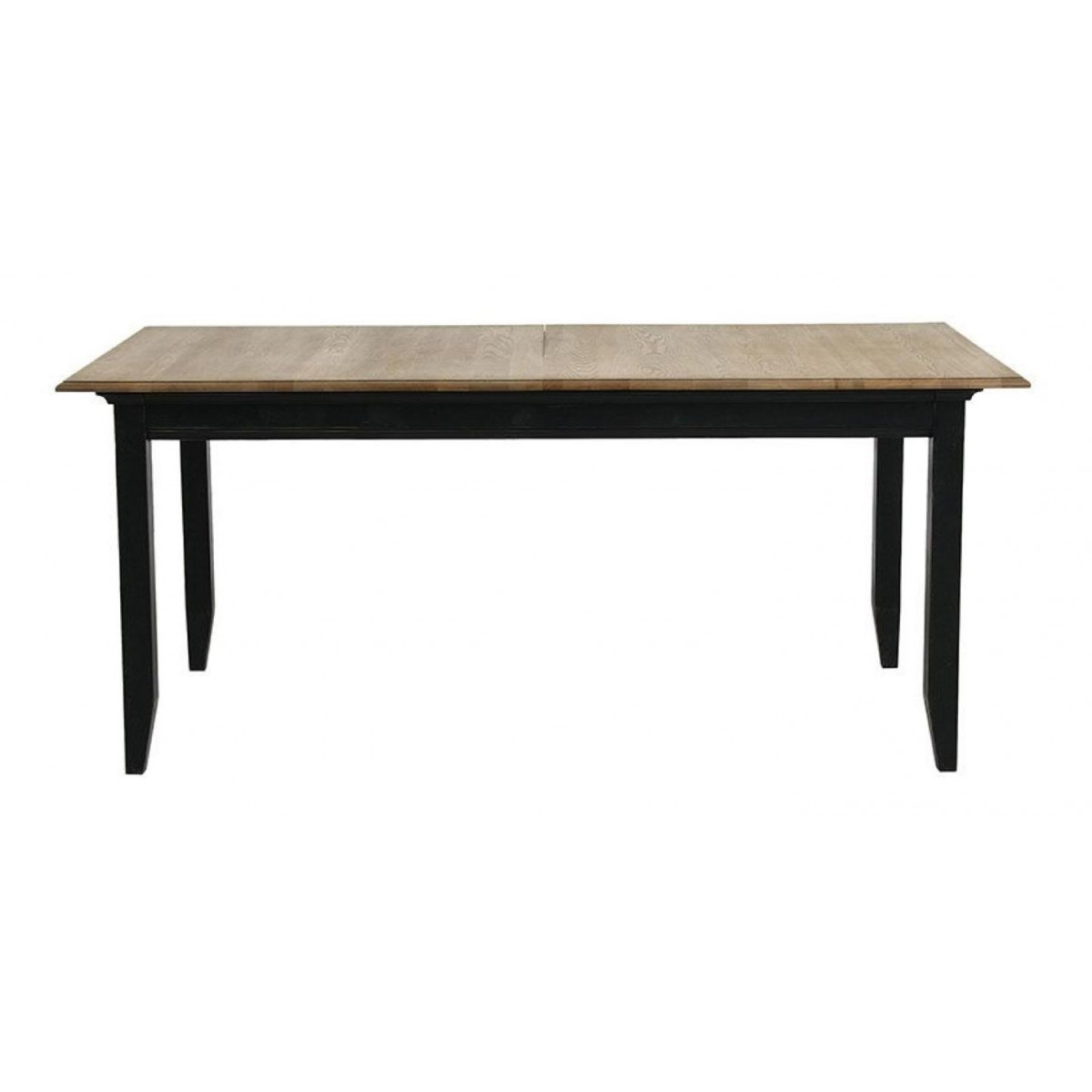 Table rectangulaire extensible - ESQUISSE noir, INTERIOR'S