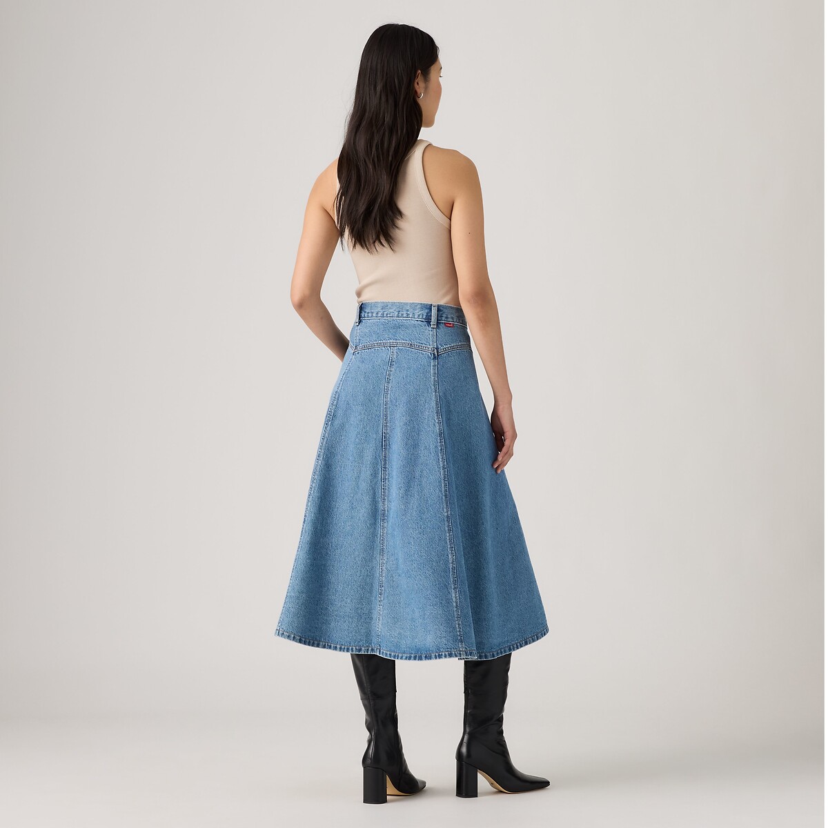 Saia evasé em ganga stone                           , LEVI'S