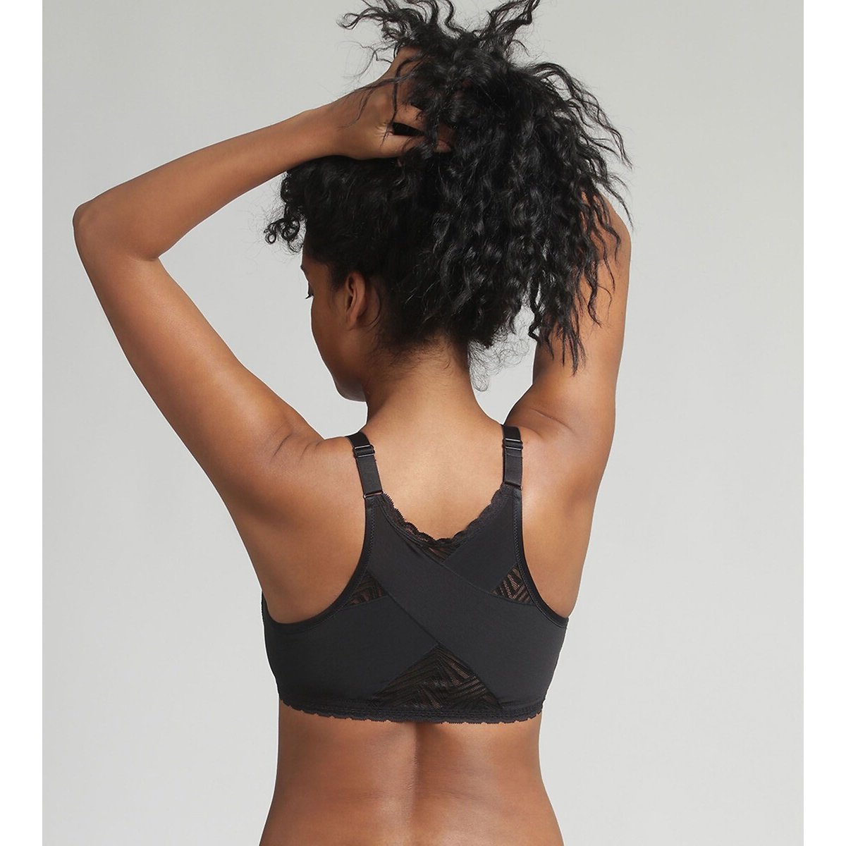 Soutien especial costas, Ideal Posture preto , PLAYTEX