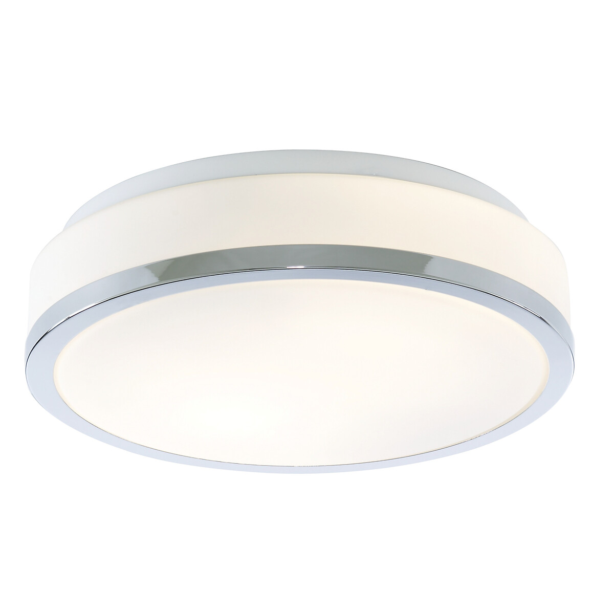 28cm Calgary Bathroom Opal Ceiling Light chrome, SO'HOME