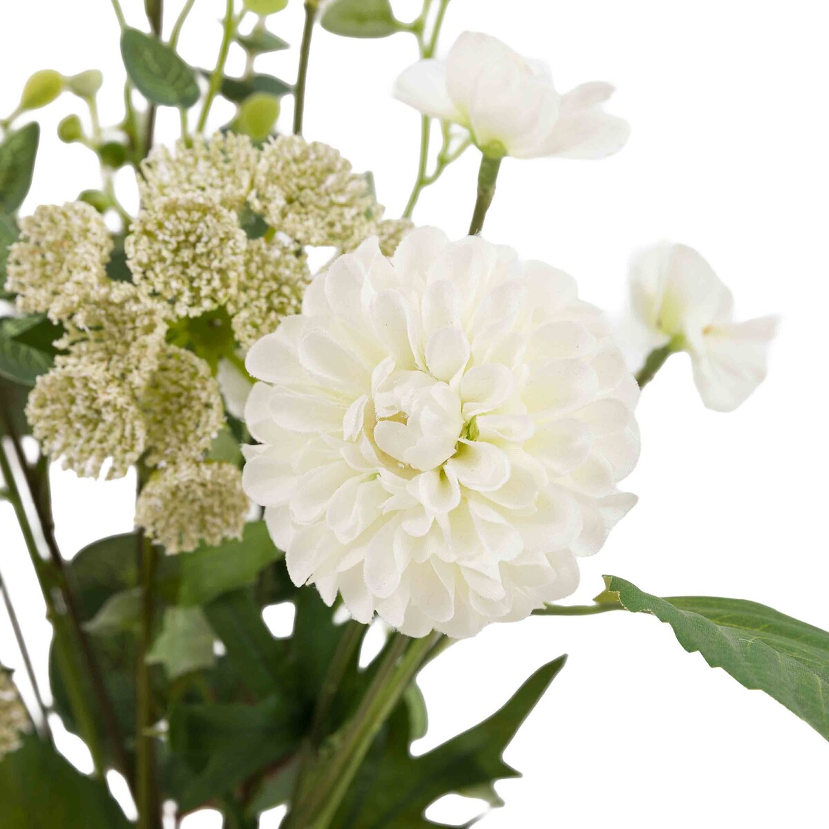 Cream Mixed Eucalyptus & Floral Wrapped Bouquet cream, ÉDITÉ