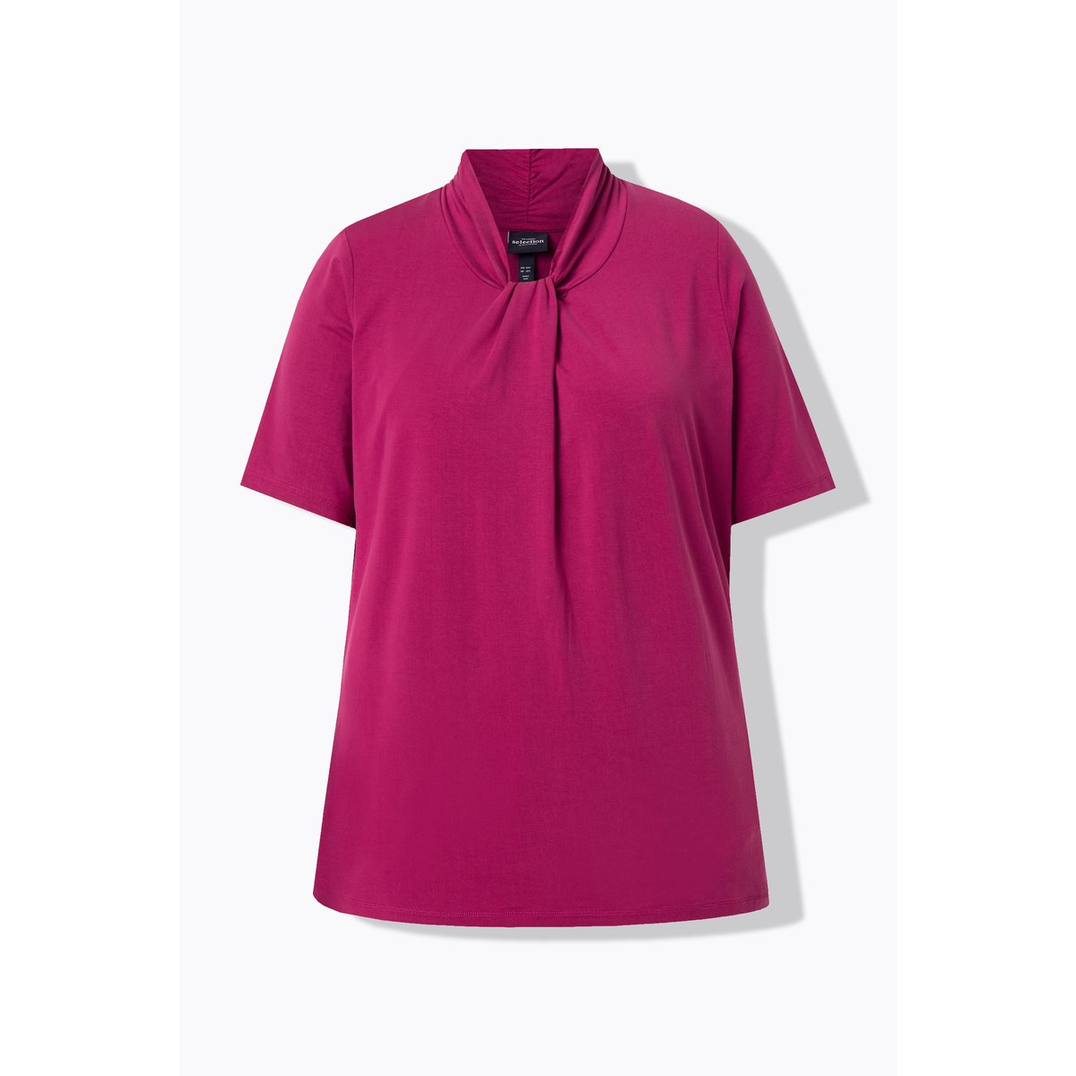 T-shirt en Lyocell magenta, ULLA POPKEN