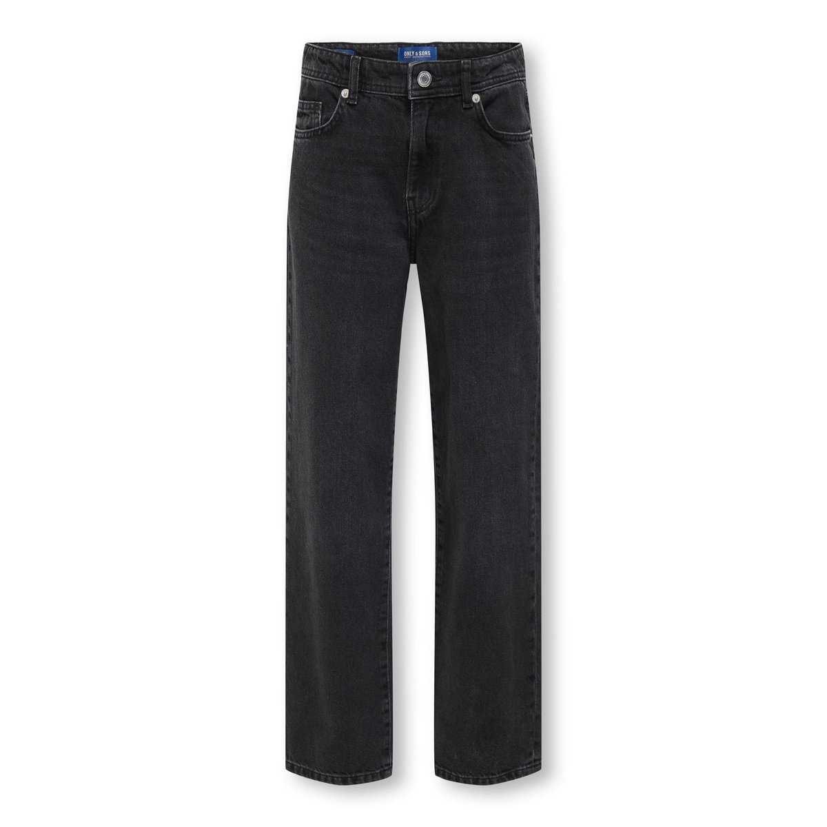 Jean À Coupe Ample washed black, ONLY & SONS JUNIOR