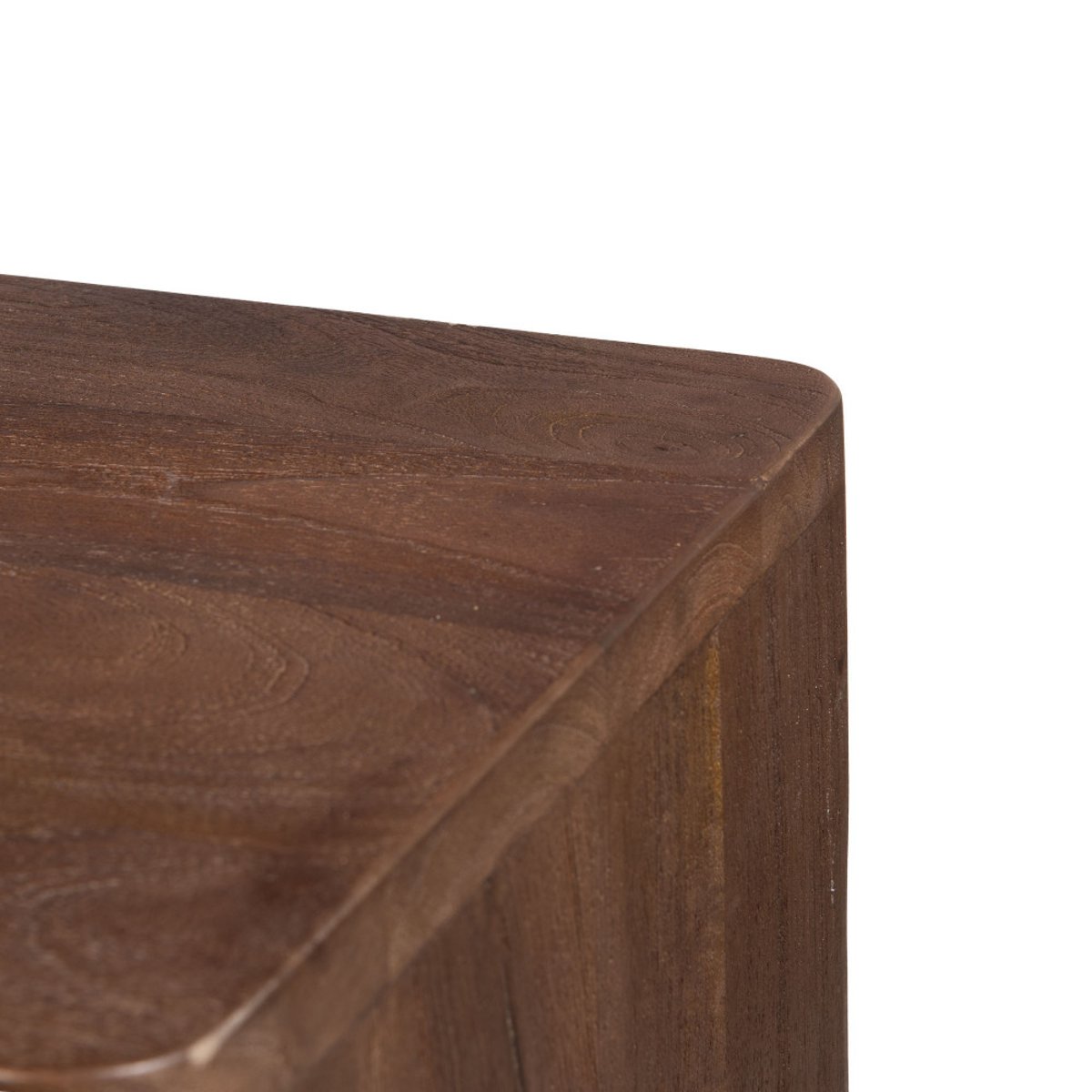 Console 3 tiroirs en bois finition noyer L120 cm marron, AMADEUS