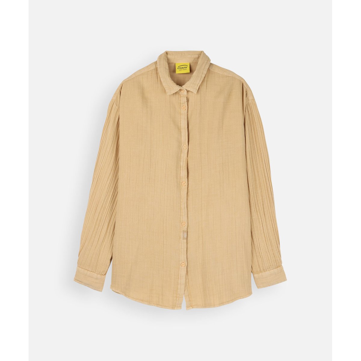 Chemise en coton délavé DOMINGO shell, OXBOW
