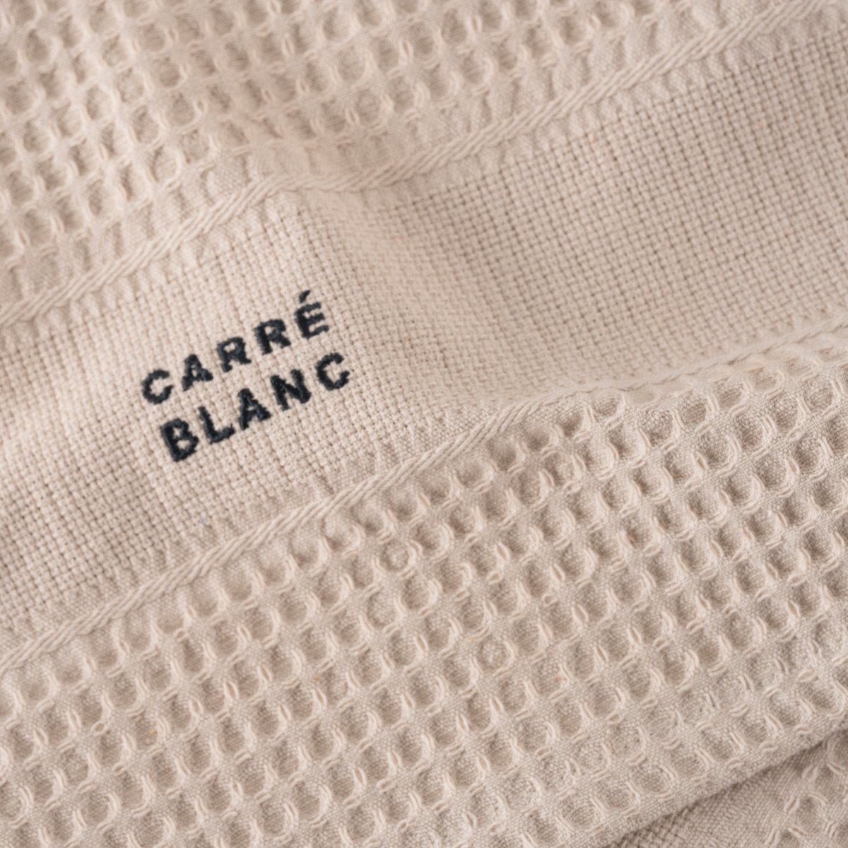 Torchon de cuisine SIGNATURE grege, CARRE BLANC