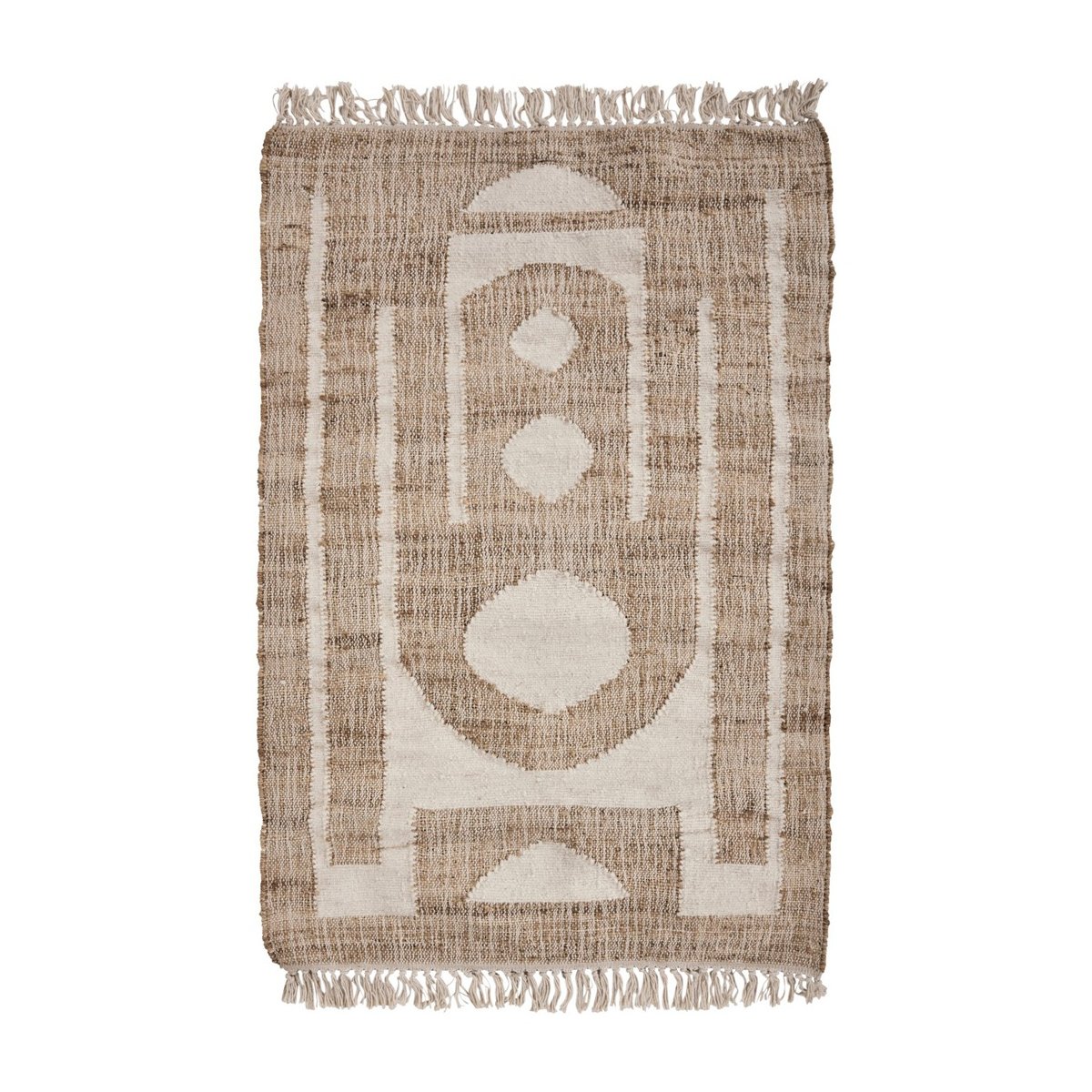Tapis en laine Rostro nature, blanc cassé, HOUSE DOCTOR