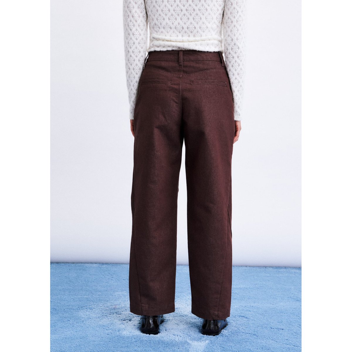 Jean Zao en coton ZAO marron glace, FRNCH