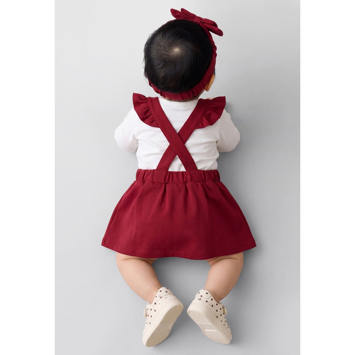 Ensemble Body, Robe Et Bandeau En Interlock blanc, GUESS KIDS