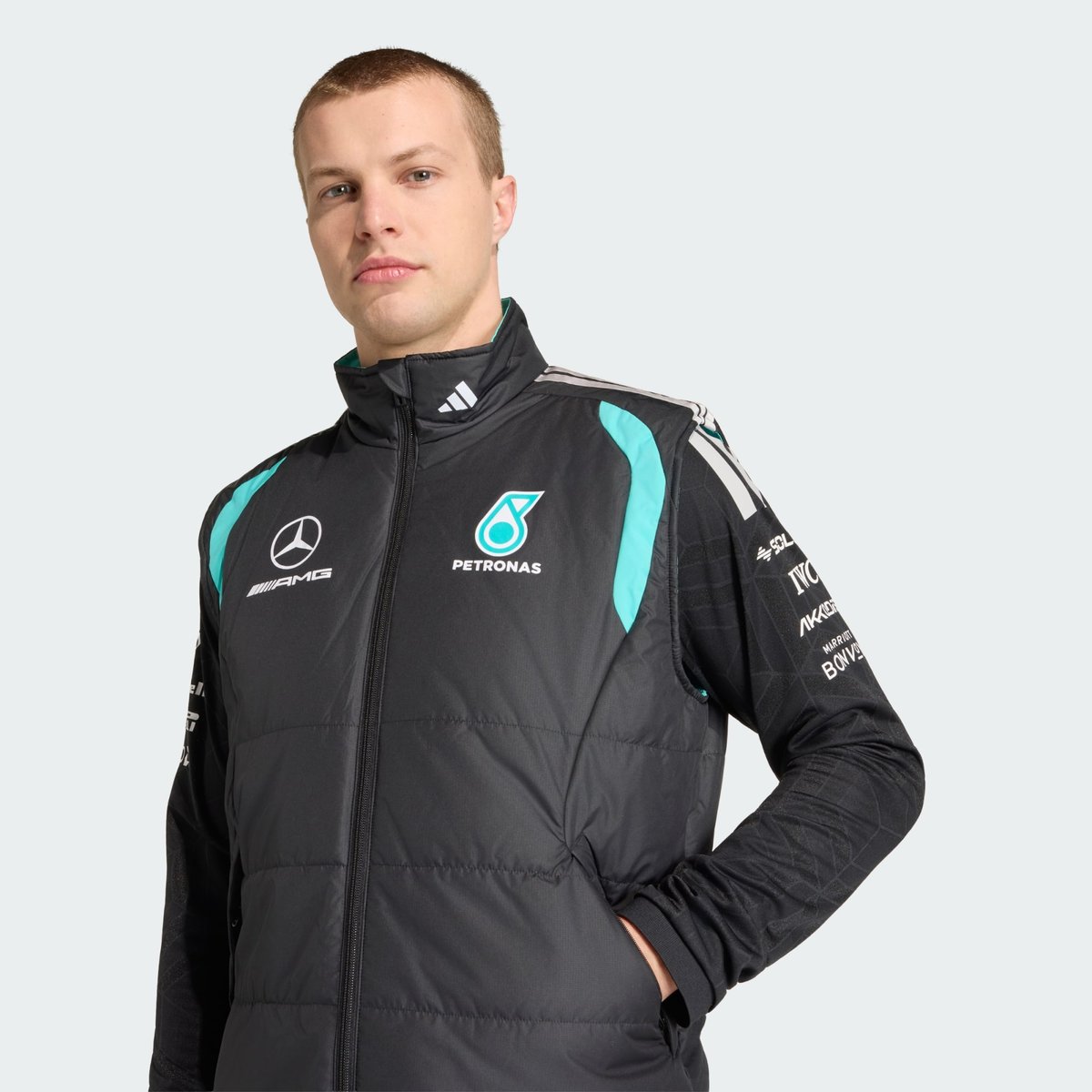 Veste Sans Manches Mécaniciens Mercedes - Amg Petronas Formula 1 Team Veste Sans Manches Mécaniciens Mercedes - Amg Petronas Formula 1 Team black / grey two, adidas Performance