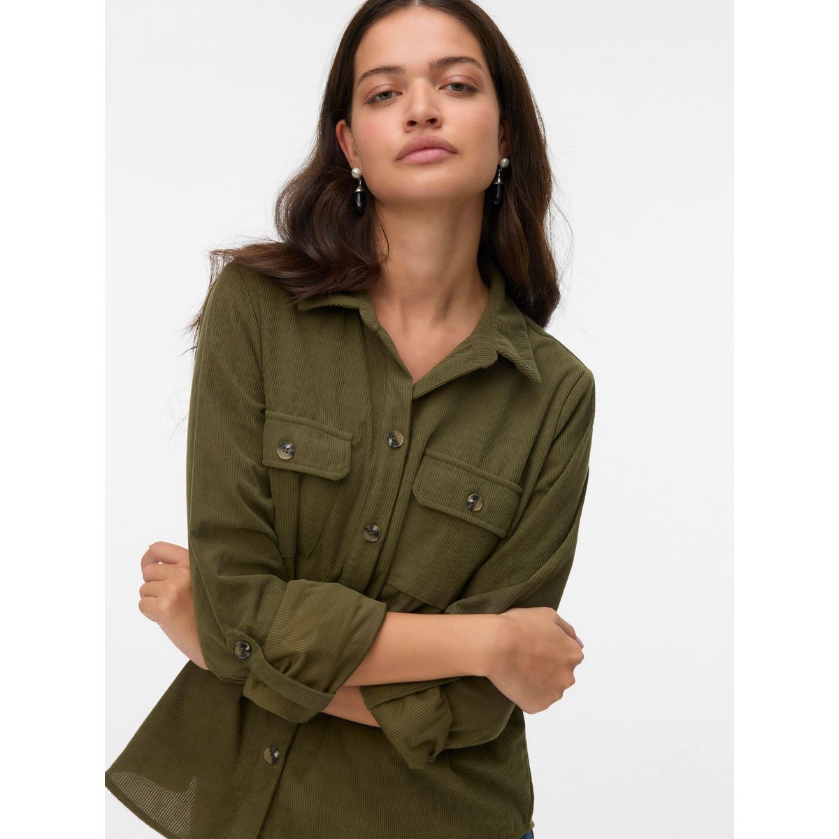 Chemise olive night, VERO MODA