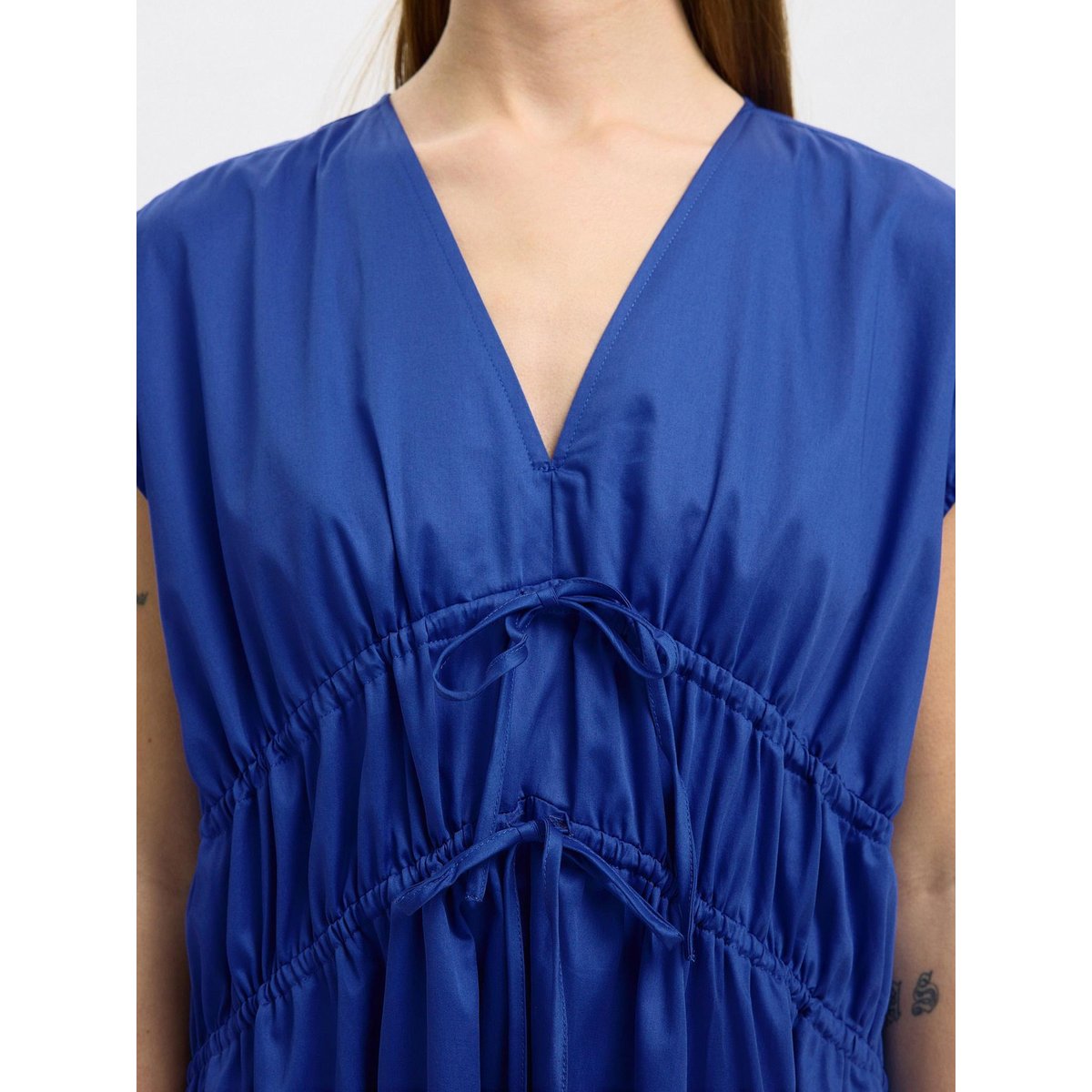 Robe Mi-Longue dazzling blue, SELECTED