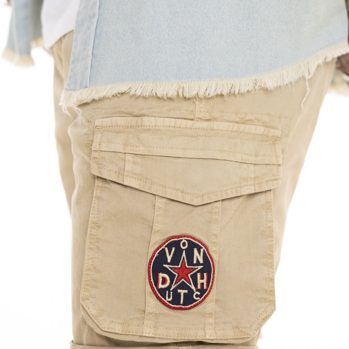 Chemise coton DEM bleu/blanc, VON DUTCH
