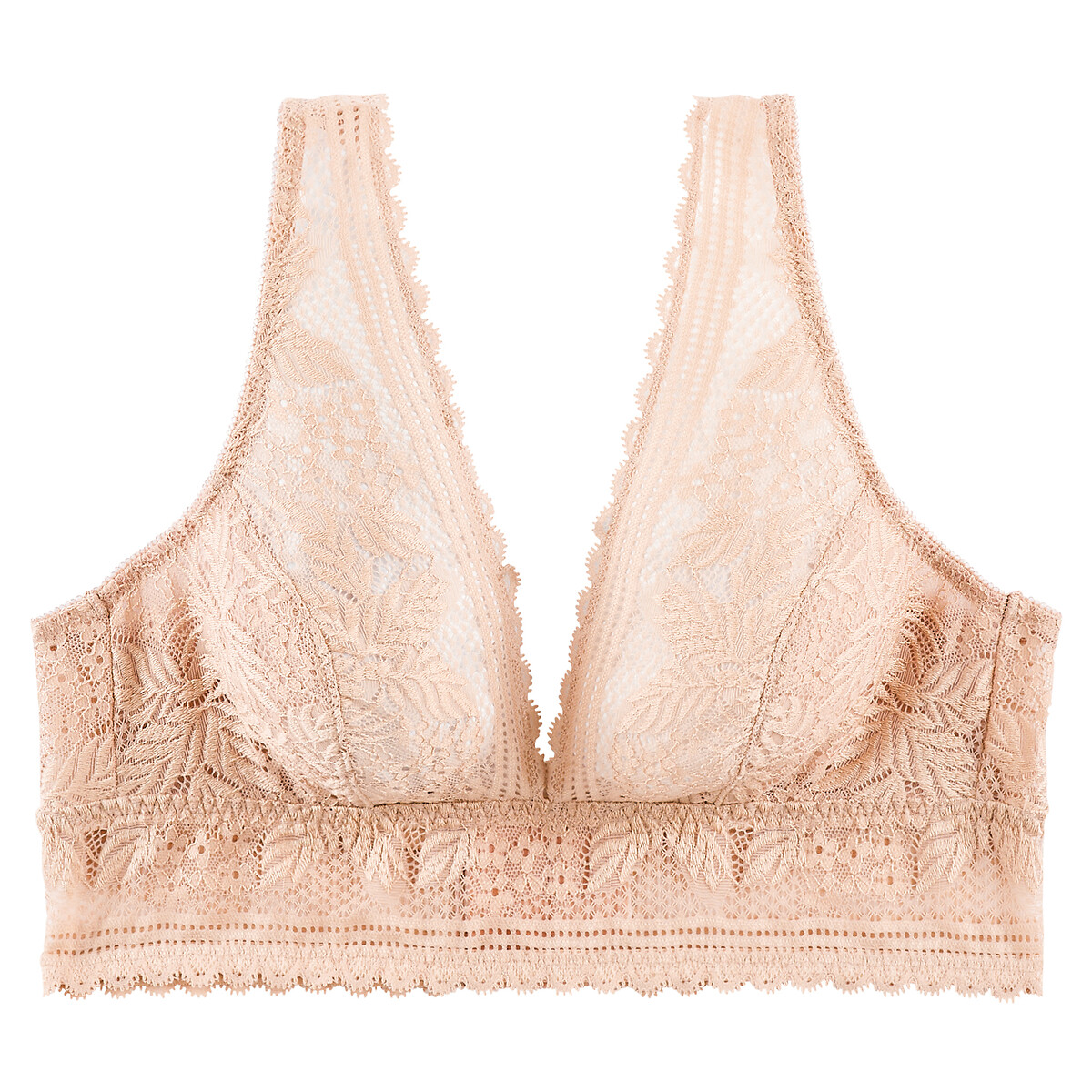 Bralette BH Signature, JEANNE huidbeige, LA REDOUTE COLLECTIONS