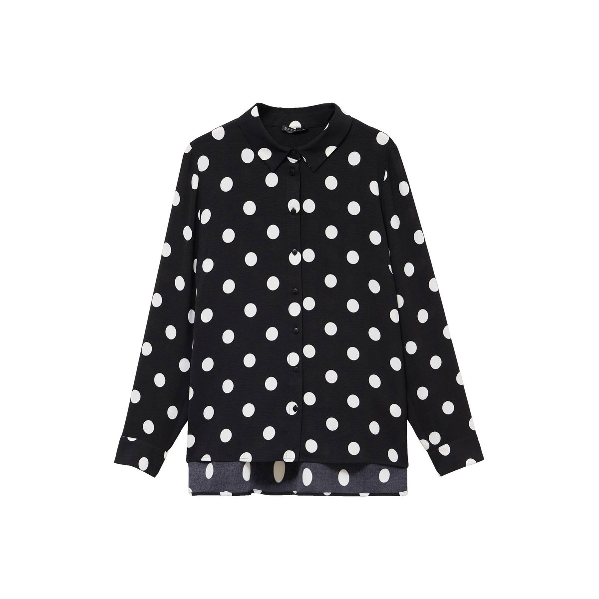 Chemise fluide manches longues noir, BREAL