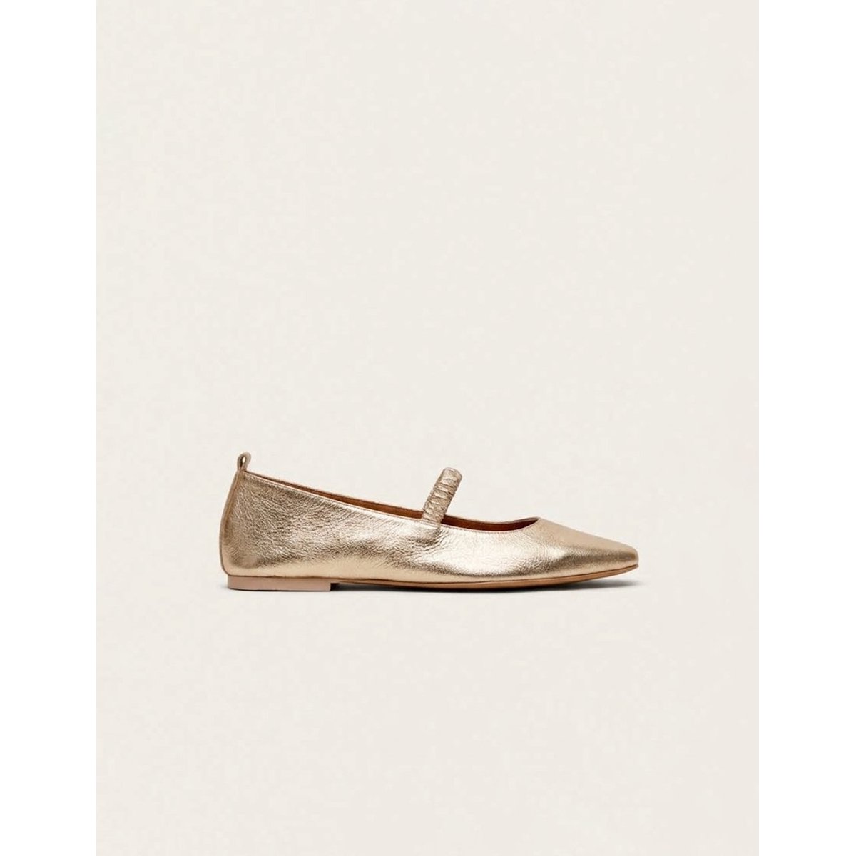 Ballerines SERRA cuir doré, ODAJE