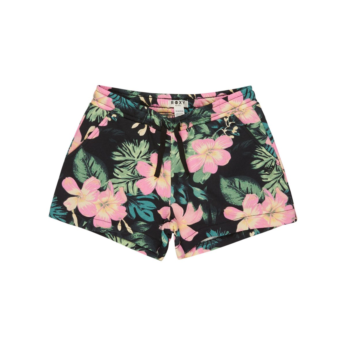 Short de survêtement taille élastique TWENTY FIVE MILES. noir anthracite shadow floral, ROXY