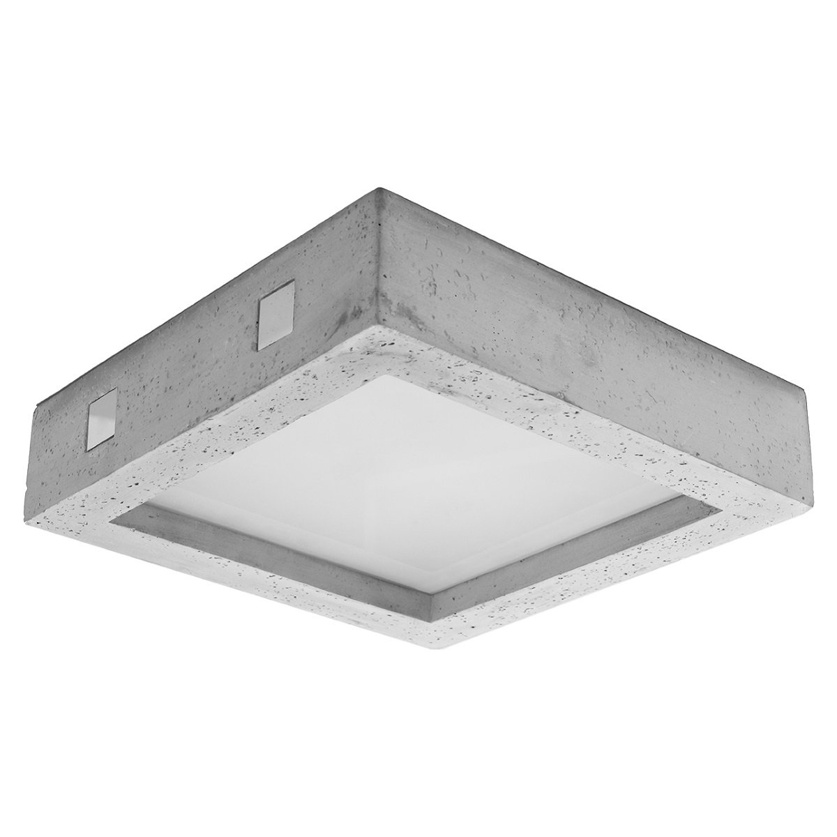 Plafonnier Béton Gris LED 1 Riza gris, EDEN