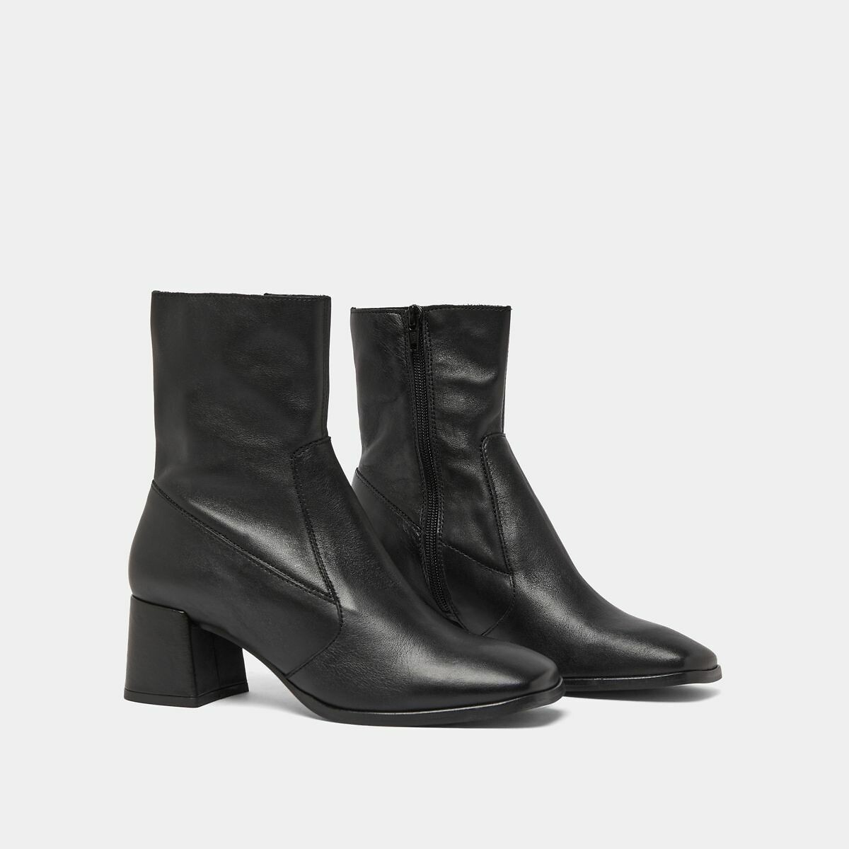 Bottines en cuir Argentat noir, JONAK