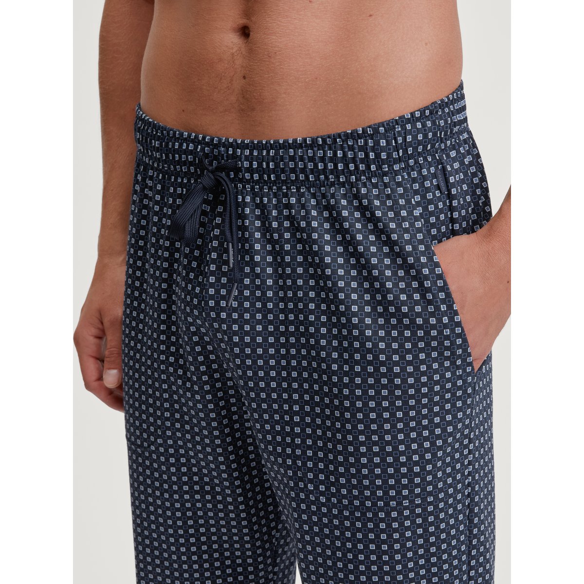 Bas de pyjama avec poches Coton REMIX BASIC SLEEP saphir foncé, CALIDA
