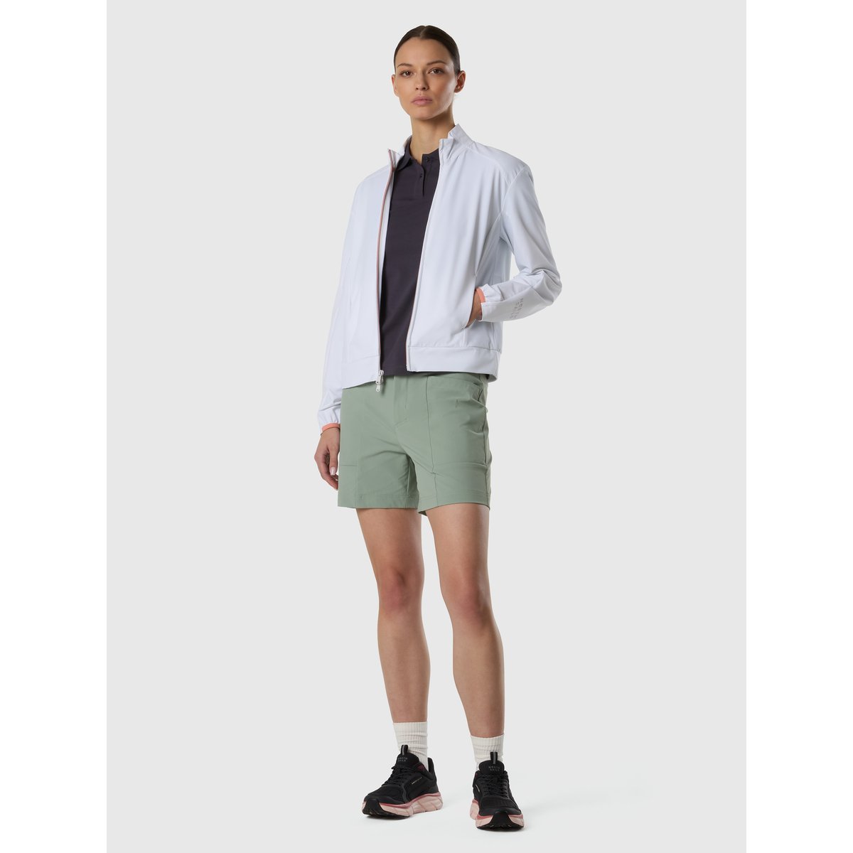 Short en nylon extensible vert iceberg, NORTH SAILS