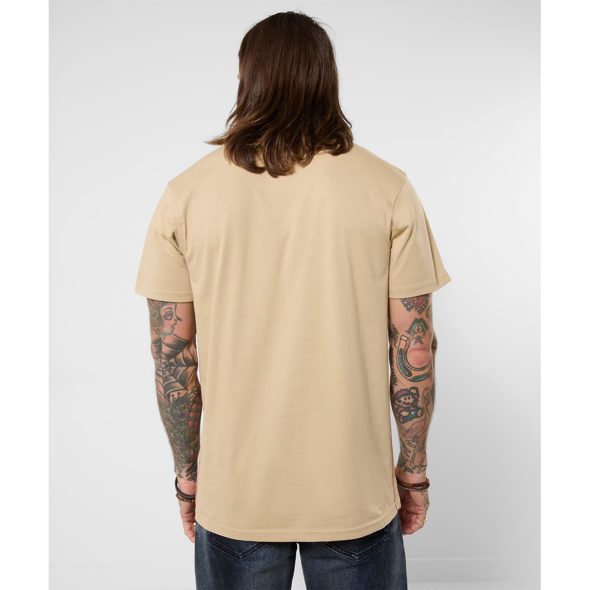 T-Shirt Tête de Mort Chantante beige, JOE BROWNS