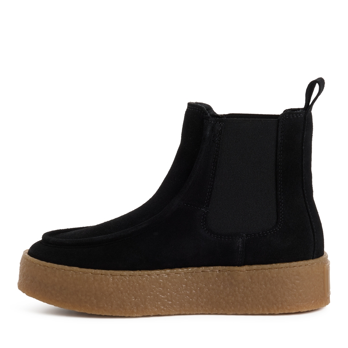 Bottine Chelsea en cuir noir, TAMARIS
