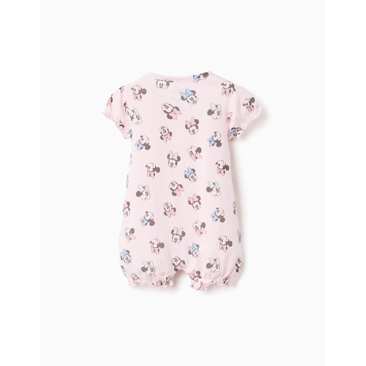 Combishort en coton avec motif Minnie rose clair, ZIPPY