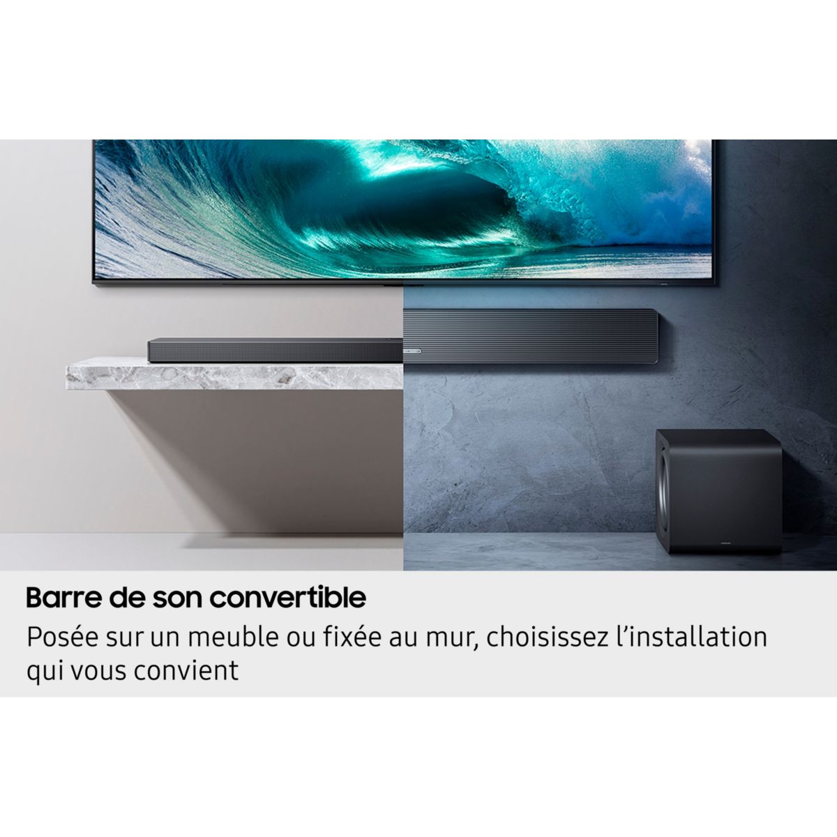 Barre de son HW-QS760F couleur unique, SAMSUNG
