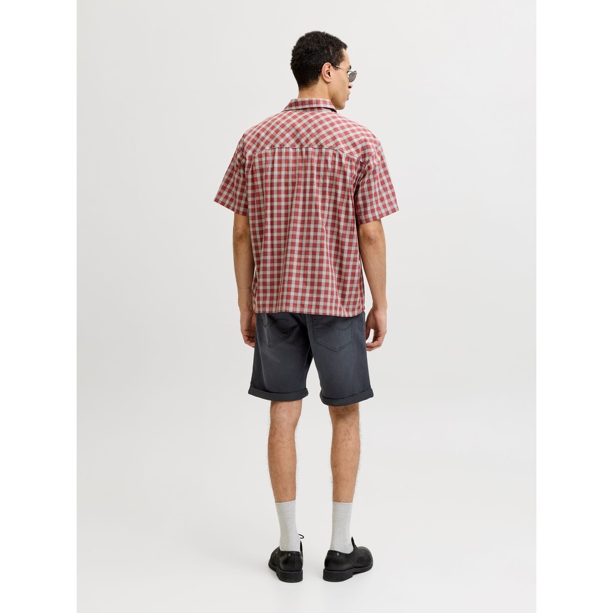 Short En Denim black denim 1, JACK & JONES
